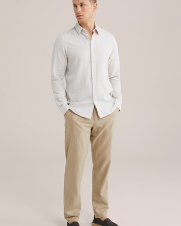 Coupe regular Chemise WE Fashion en beige