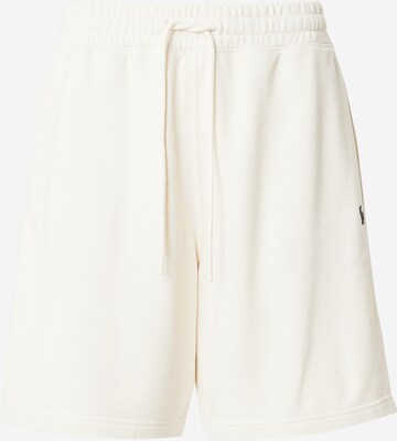 Abercrombie & Fitch Regular Trousers in Beige: front