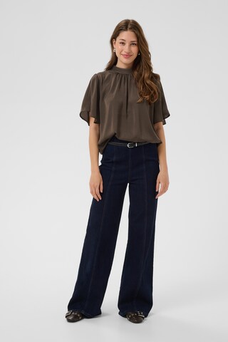SAINT TROPEZ Blouse 'AileenSZ' in Brown
