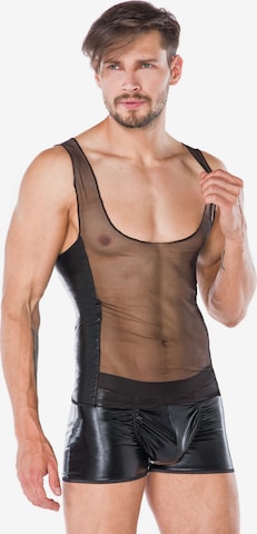 Andalea Top in Schwarz: Vorderseite