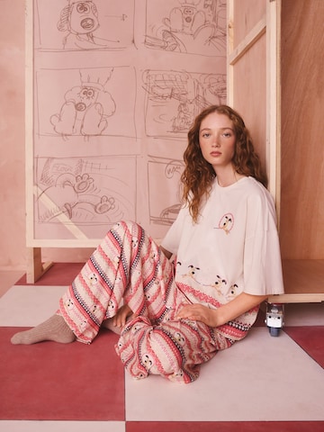 Cath KidstonPidžama 'Wallace and Gromit' - roza boja