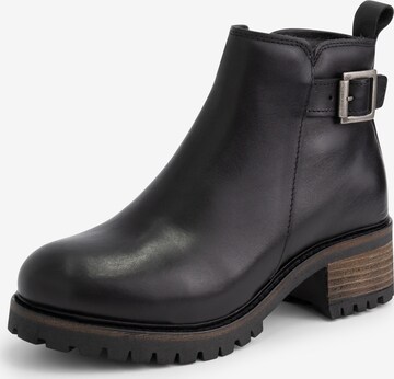 Bottines 'Myrtia' Mysa en noir : devant