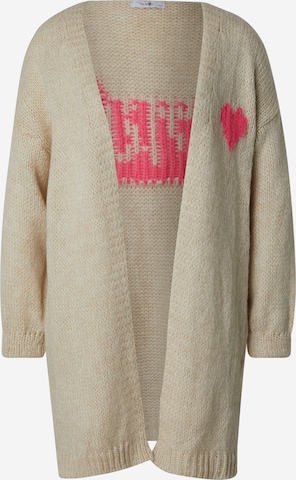 Hailys Neuletakki 'So44uri' värissä beige: etupuoli