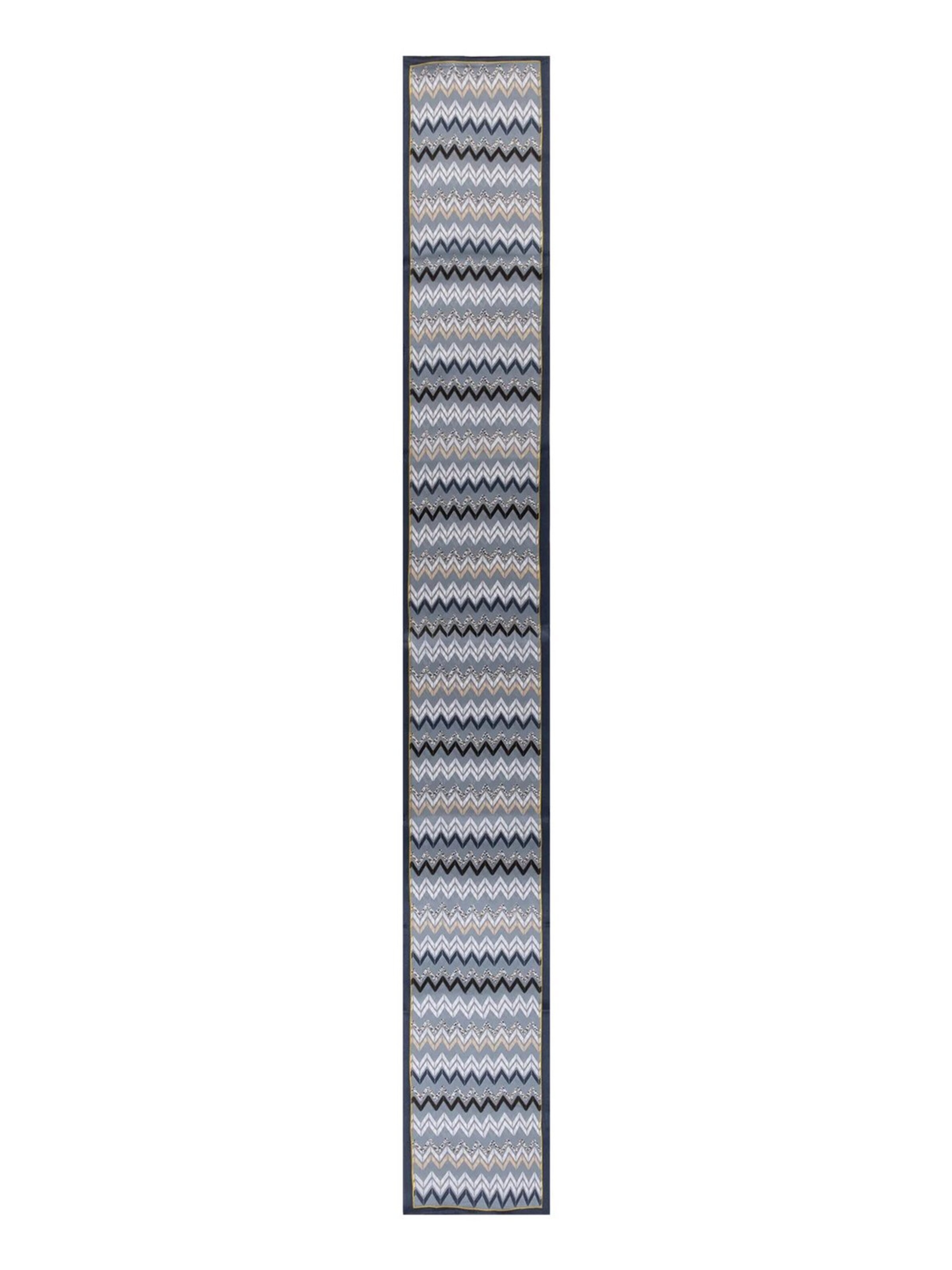 SILK & CASHMERE Scarf in Blue