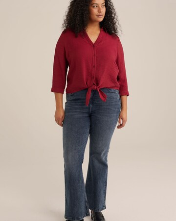 WE Fashion Blouse in Red