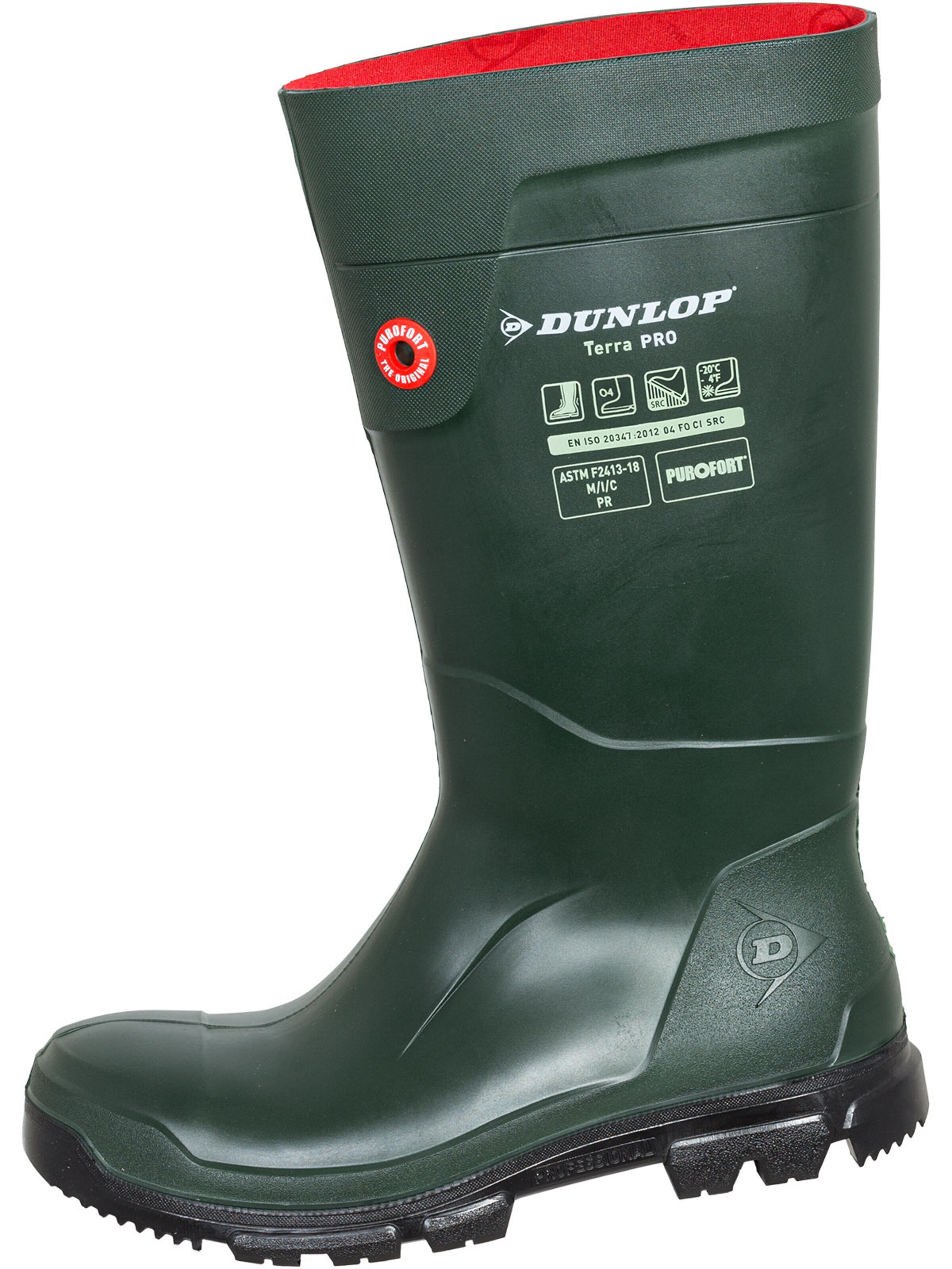 DUNLOP Boots 'Stiefel Purofort TerraPRO' in Green