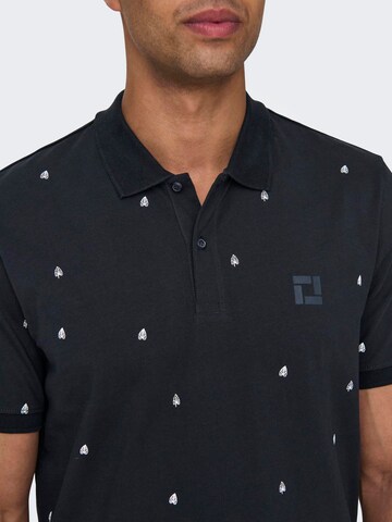 Only & Sons Poloshirt 'DAVE' in Blau