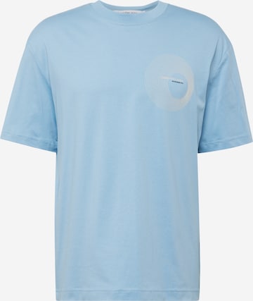 Calvin Klein Jeans Loosefit T-Shirt in Blau: predná strana