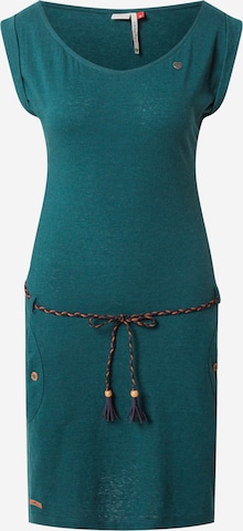 Ragwear Kleid 'TAG' in Grün: Vorderseite