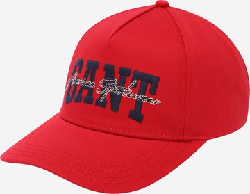 GANT Cap in Red: front