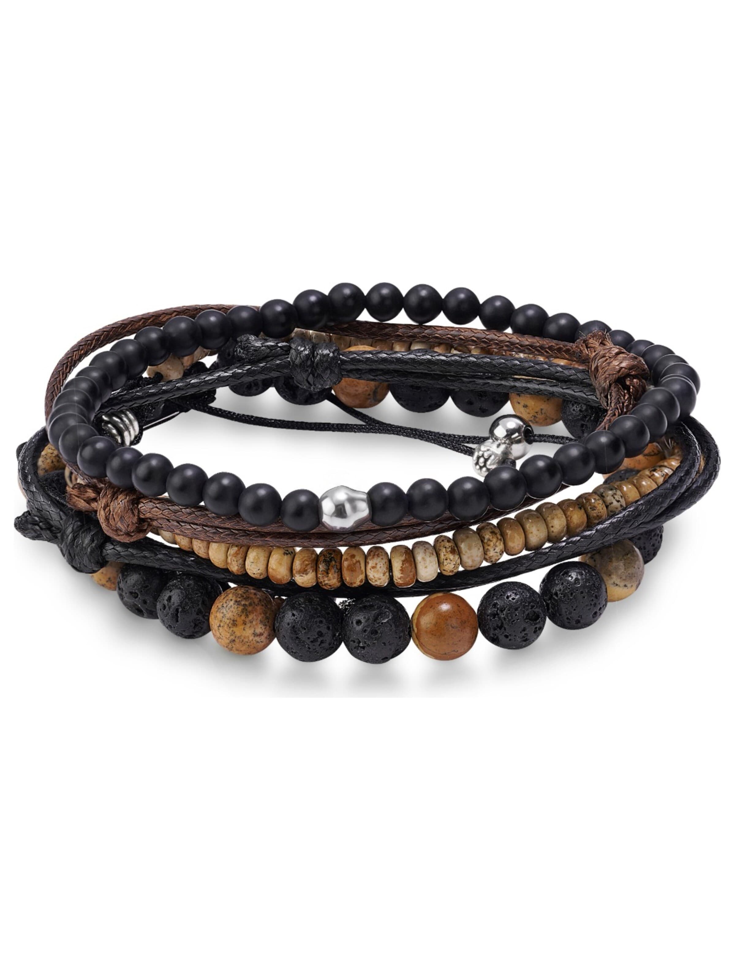 Lucleon Bracelet in Black: front