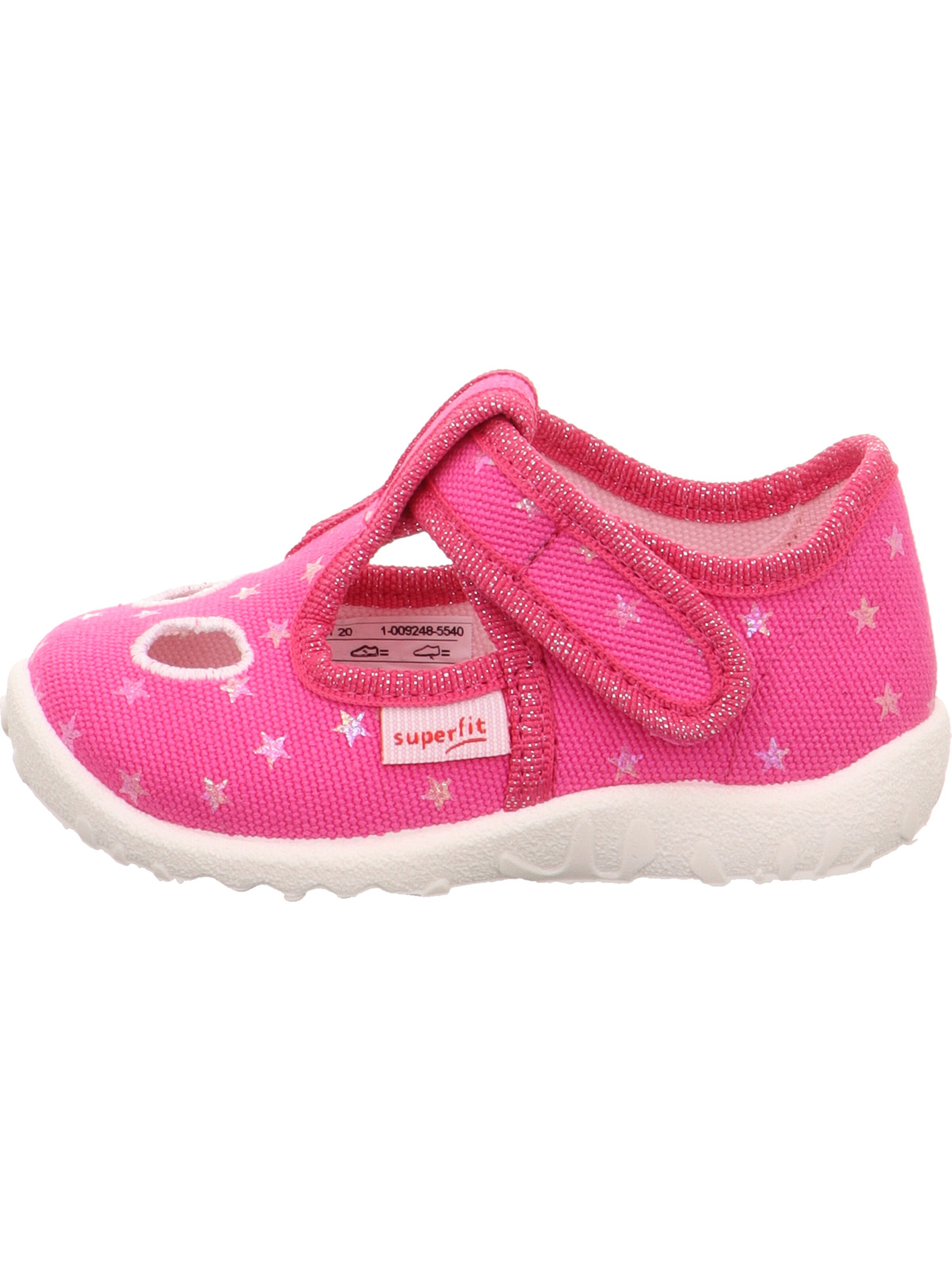 SUPERFIT Hausschuh 'Spotty' in Pink