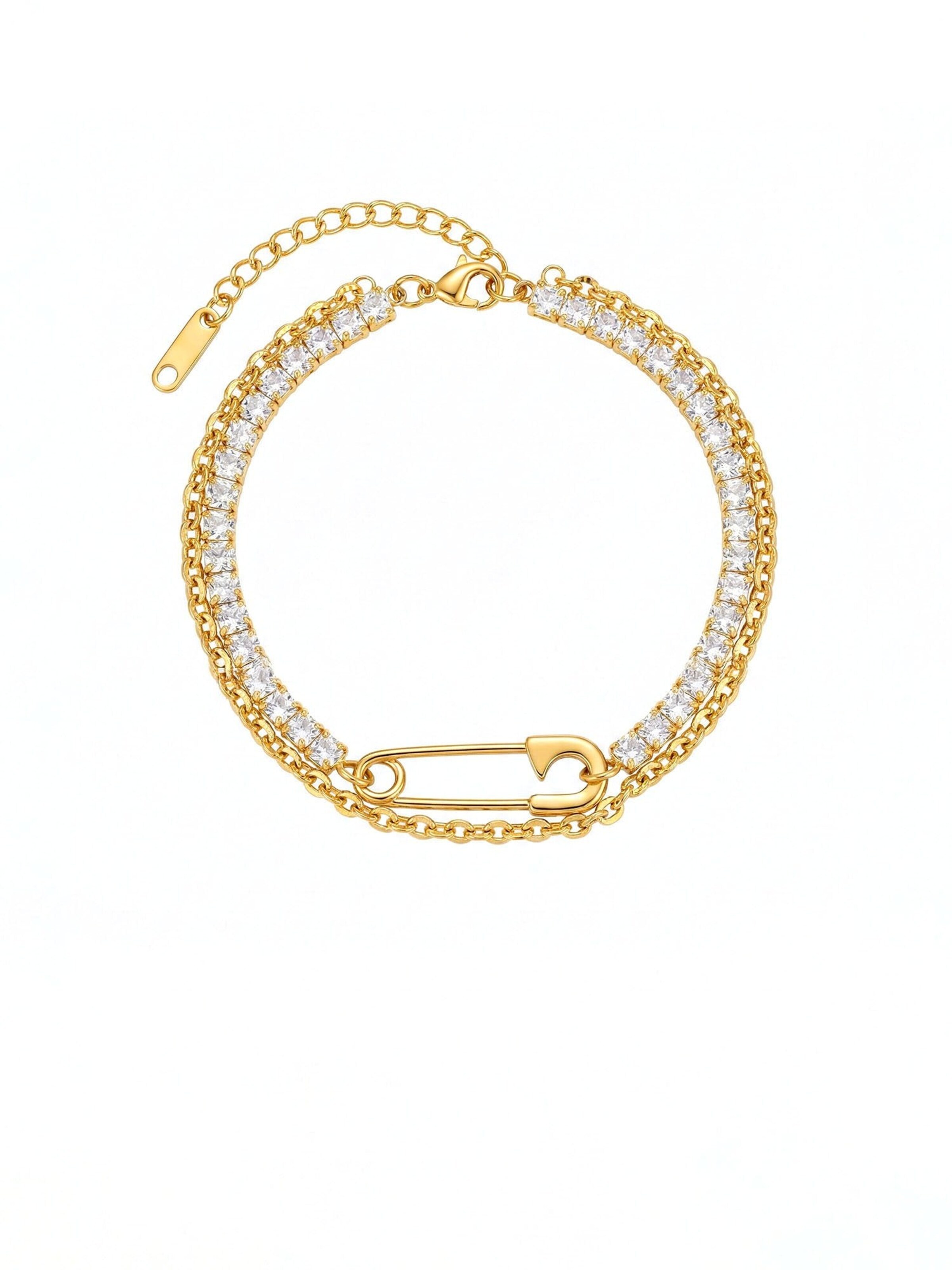Nemomatheo Bracelet 'Pin Up' in Gold: front