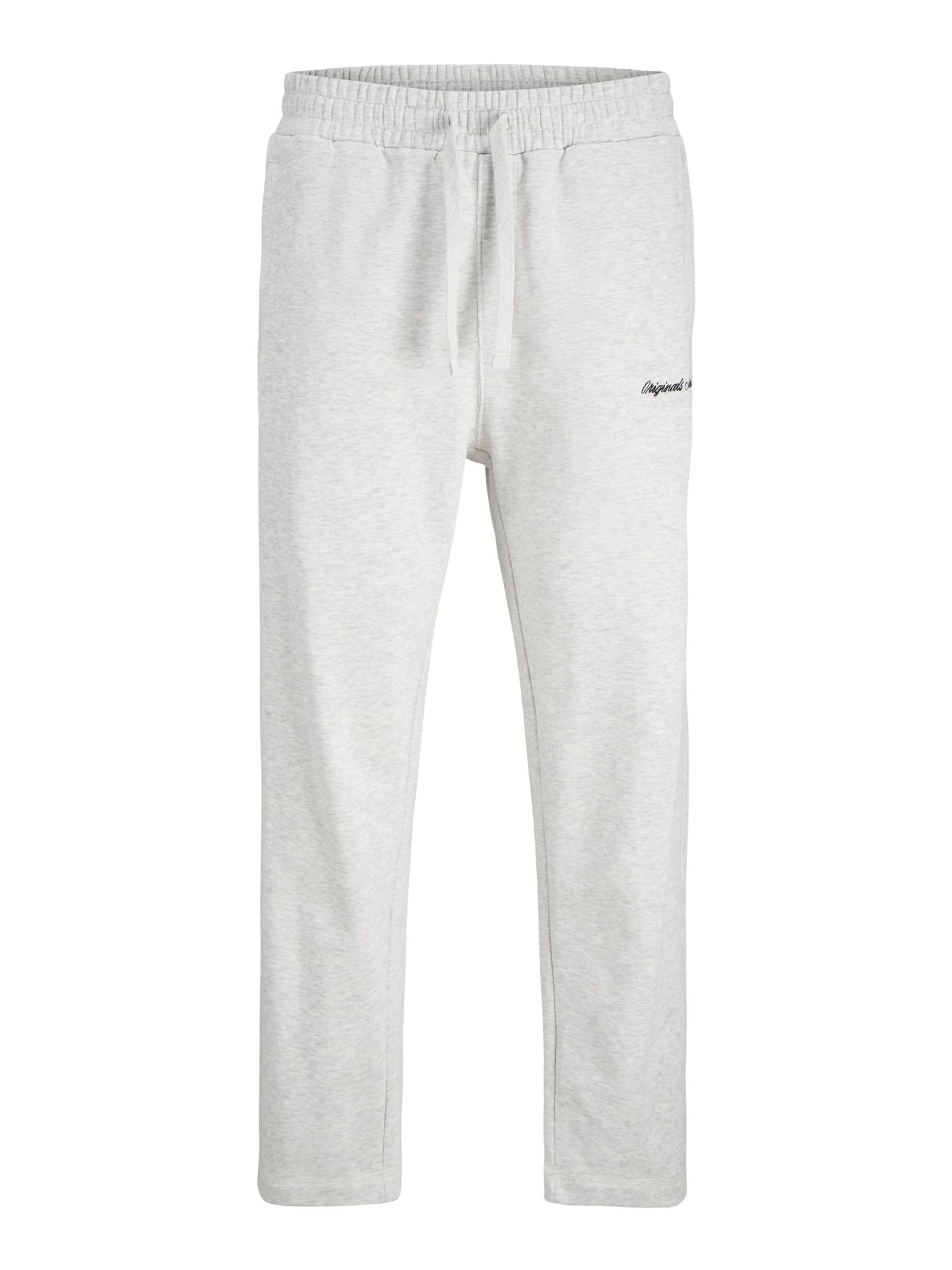 Jack & Jones Plus Regular Broek in Grijs: voorkant