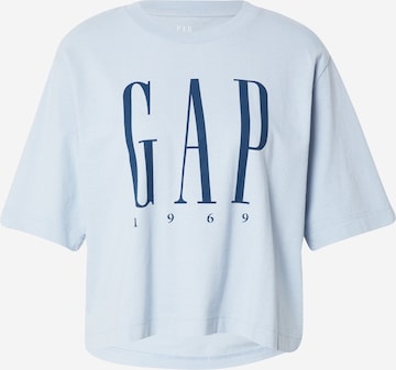 Tricou de la GAP pe albastru: față