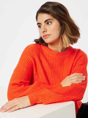 PIECES Sweater in Orange