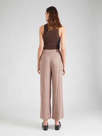 mazine Wide leg Bandplooibroek 'Melala' in Bruin