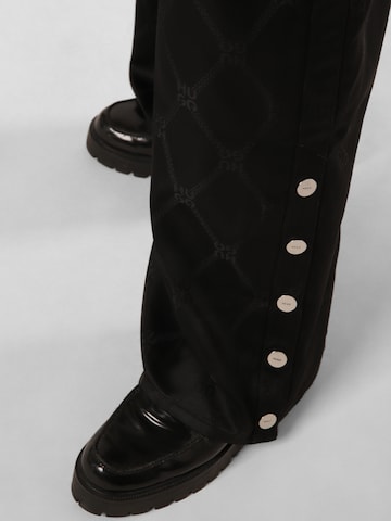 HUGO Loosefit Hose ' Hacelia-1 ' in Schwarz