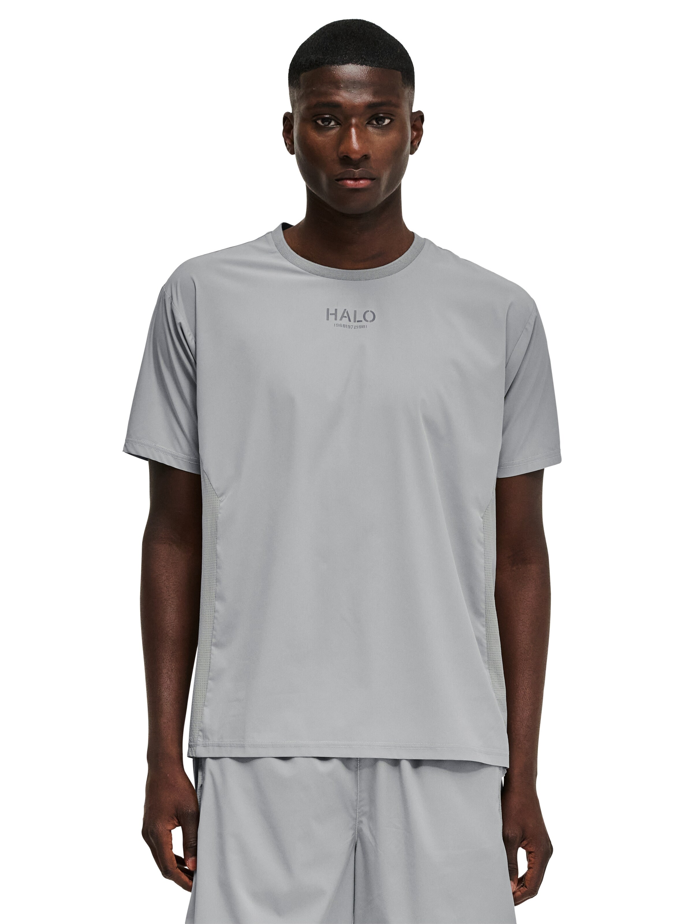 HALO Funktionsshirt in Grau: Vorderseite