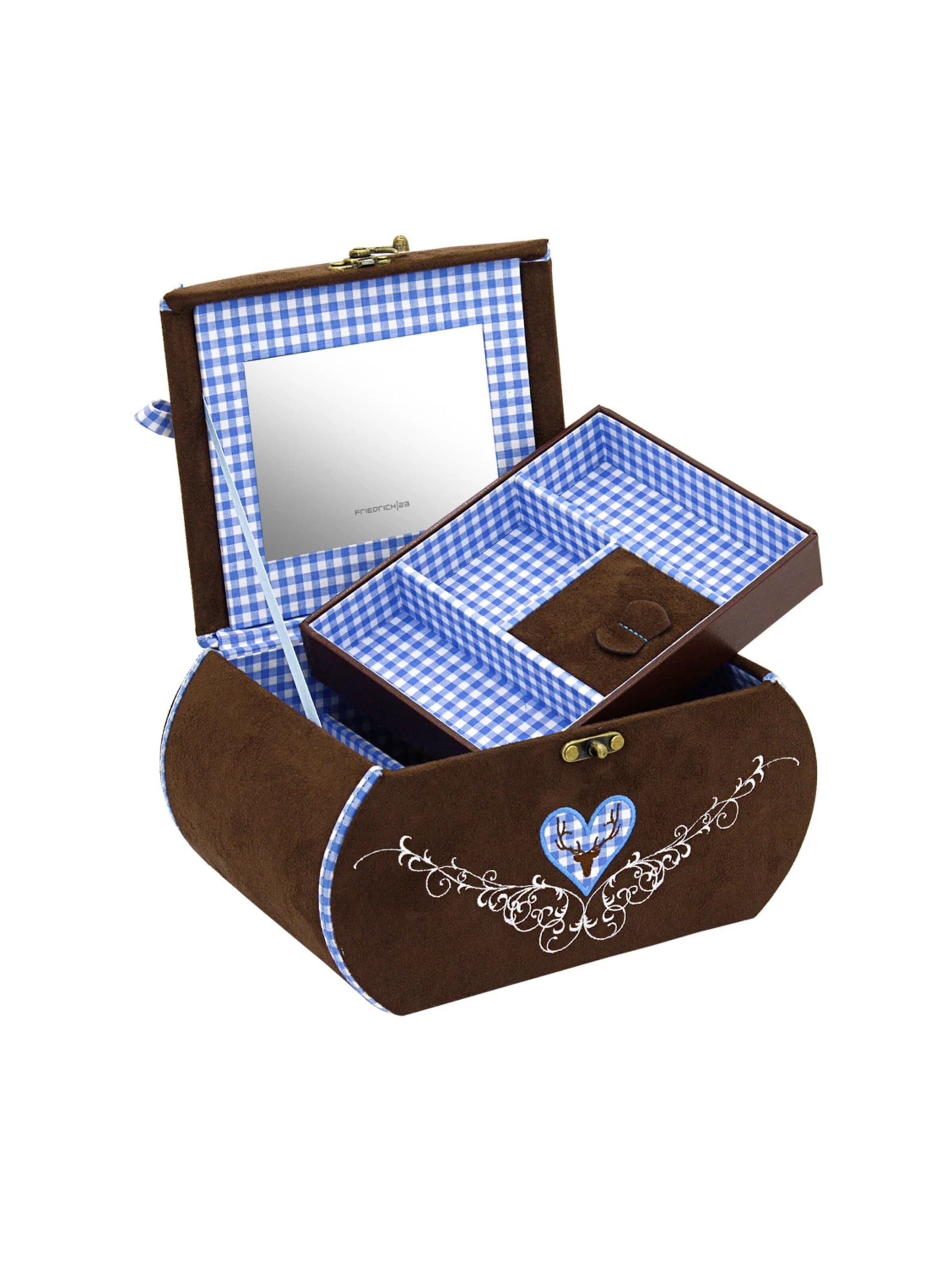 Friedrich23 Etui 'BAVARIA Schmuckkasten'‌‌‌‌‌‌‌‌‌‌ in Blau