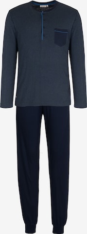Pyjama long Pastunette en bleu : devant