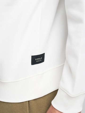 REPLAY - Sudadera en blanco