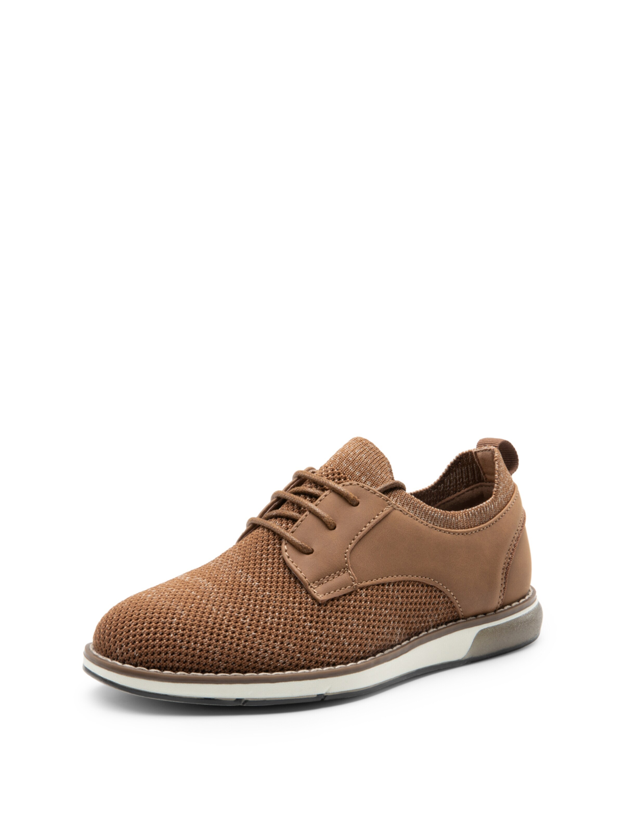Scarpa stringata di Bruno Marc in marrone: frontale