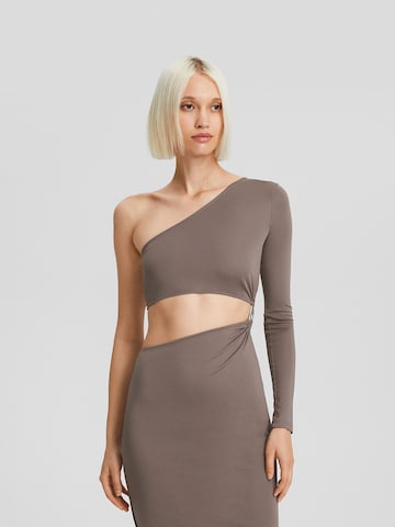 Robe Bershka en gris : devant