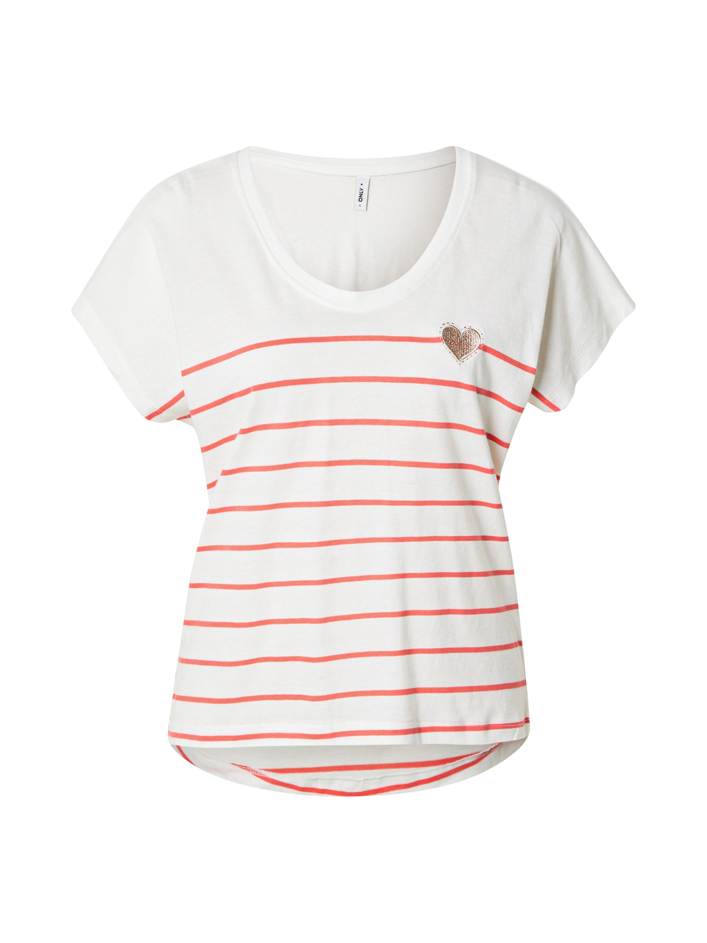 ONLY Тениска в бяло: отпред