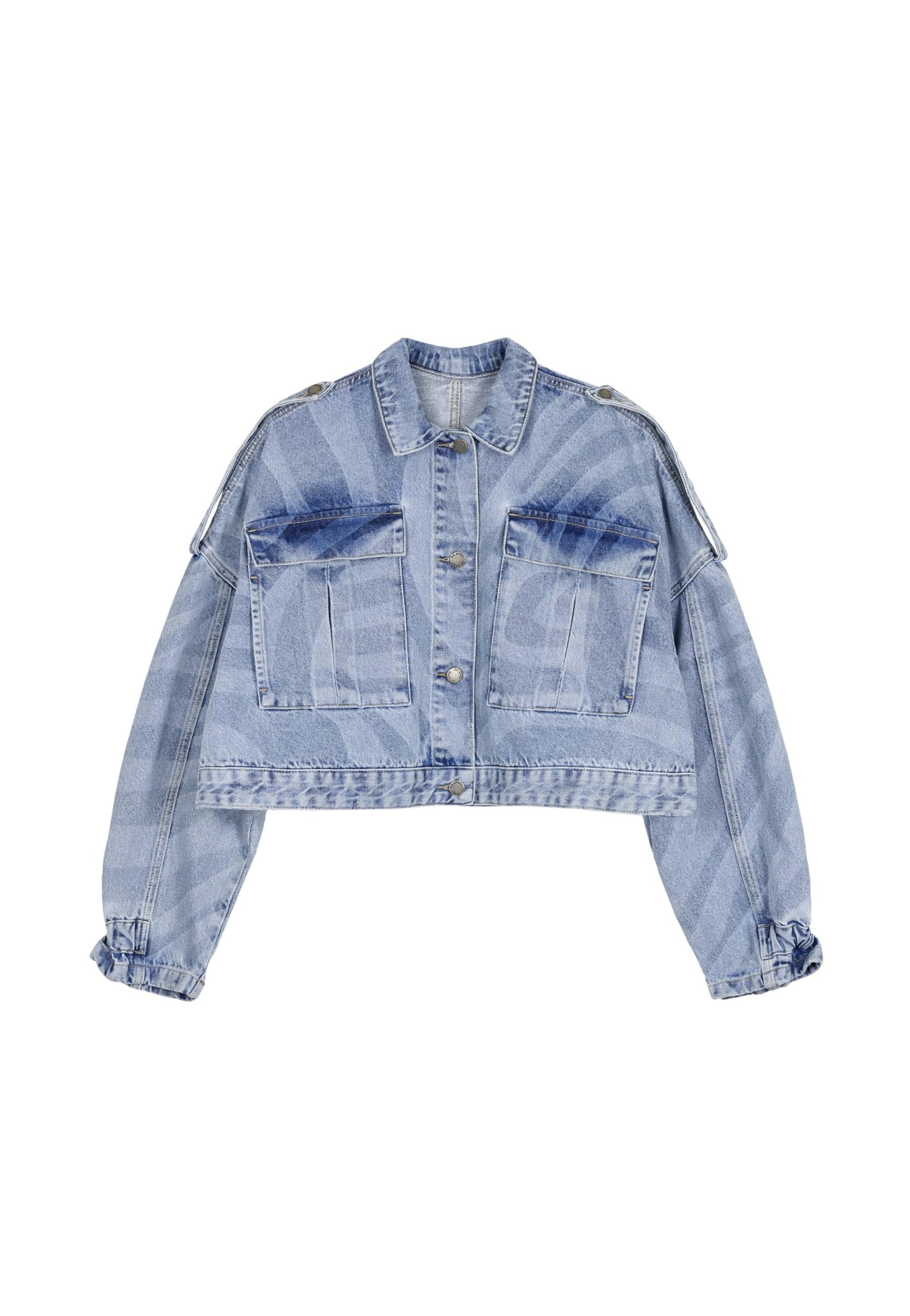 OH APRIL Přechodná bunda 'Oona' - modrá džínovina, Produkt