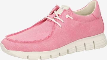 SIOUX Schnürschuh in Pink: predná strana