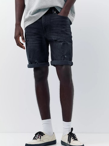 Slimfit Jeans di Pull&Bear in nero: frontale