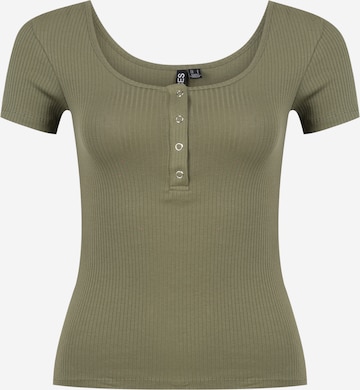 Pieces Petite Shirt 'Kitte' in Groen: voorkant