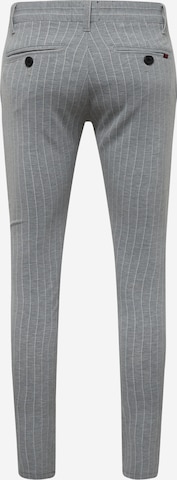 Denim Project Slim fit Chino Pants 'Ponte Roma' in Grey