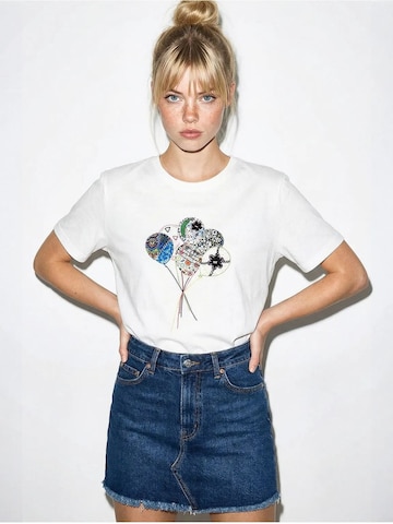 Bianco Lucci - Camisa em branco: frente