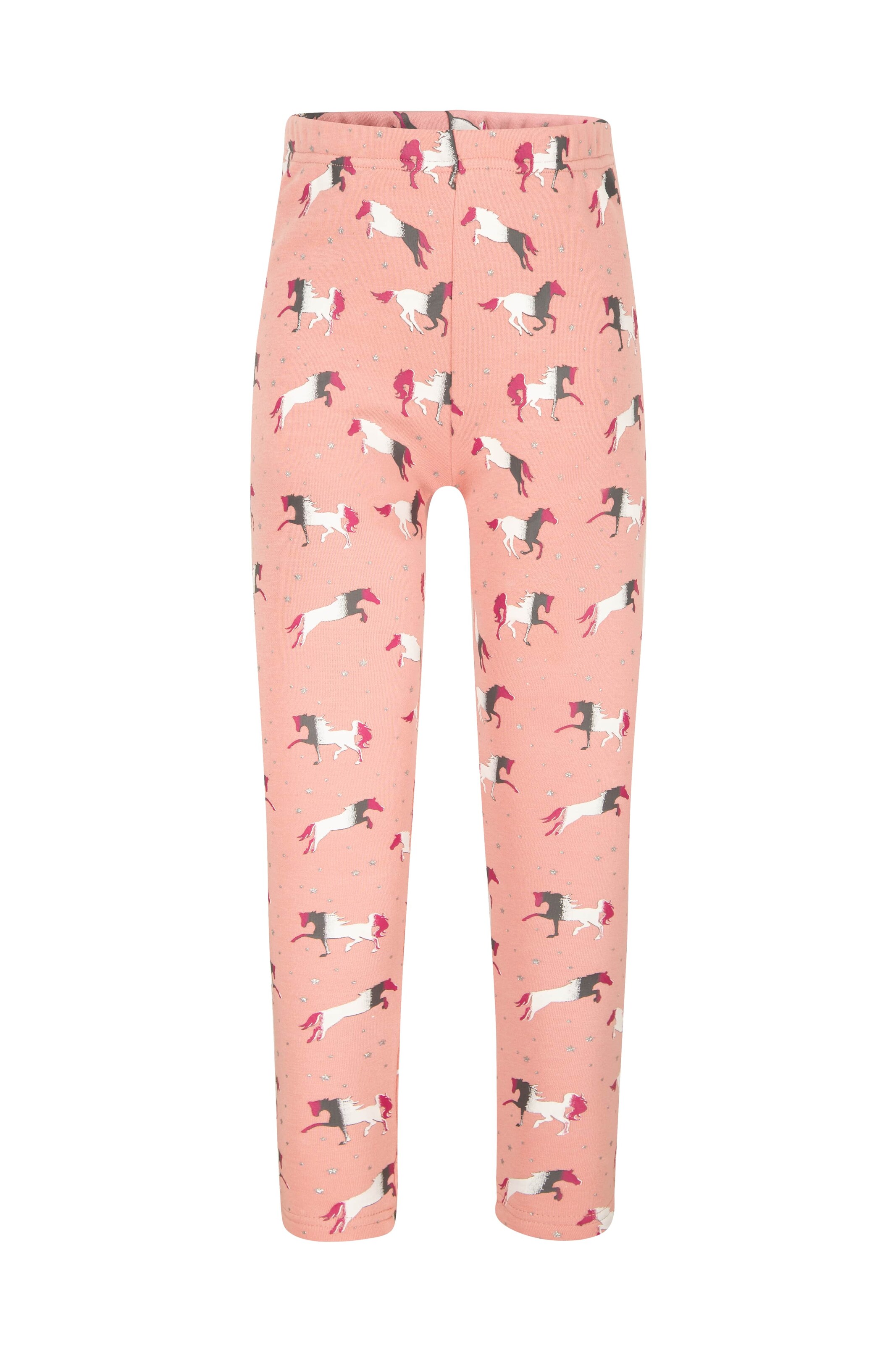 happy girls Леггинсы в Ярко-розовый: спереди