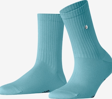BURLINGTON Socks 'Fleet Street' in Blue: front