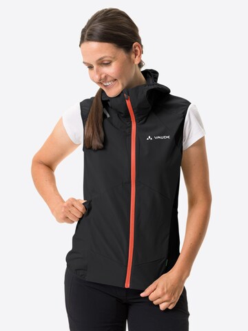 VAUDE Sportbodywarmer 'Scopi' in Zwart: voorkant