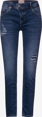 STREET ONE Slimfit Jeans in Blau: predná strana