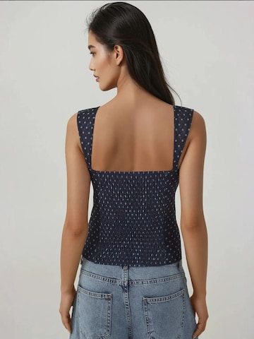 Hiccup Top in Blau