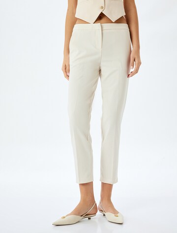 Koton Slimfit Hose in Grau: Vorderseite