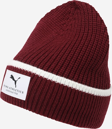 PUMA Beanie in Red: front
