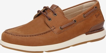 SIOUX Mocassins 'Nurilinos-701' in Bruin: voorkant