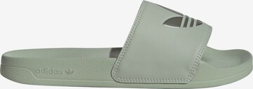 ADIDAS ORIGINALS Šľapky 'Lite Adilette' - Zelená