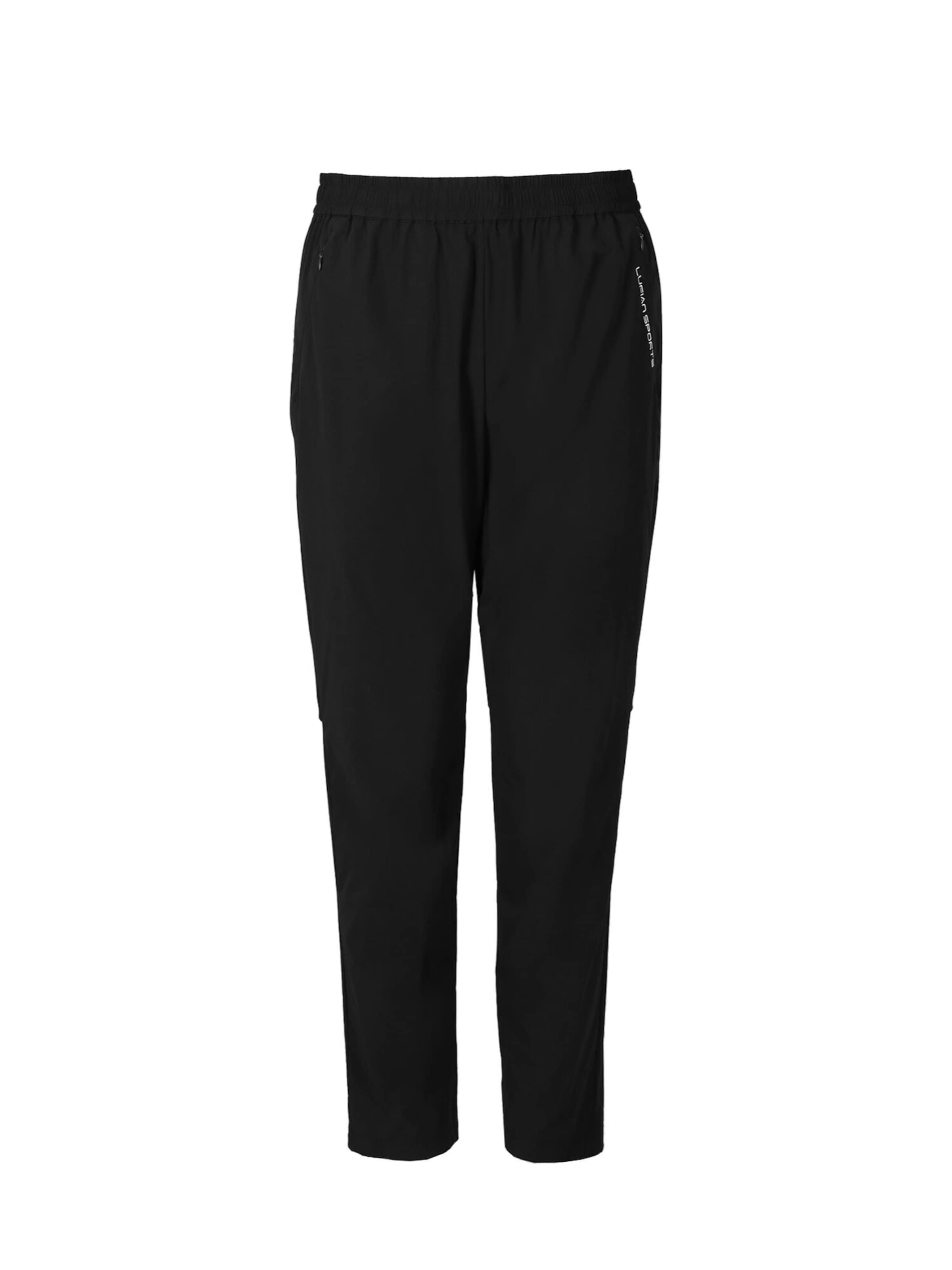 Lufian Regular Hose 'FIRST' in Schwarz: Vorderseite