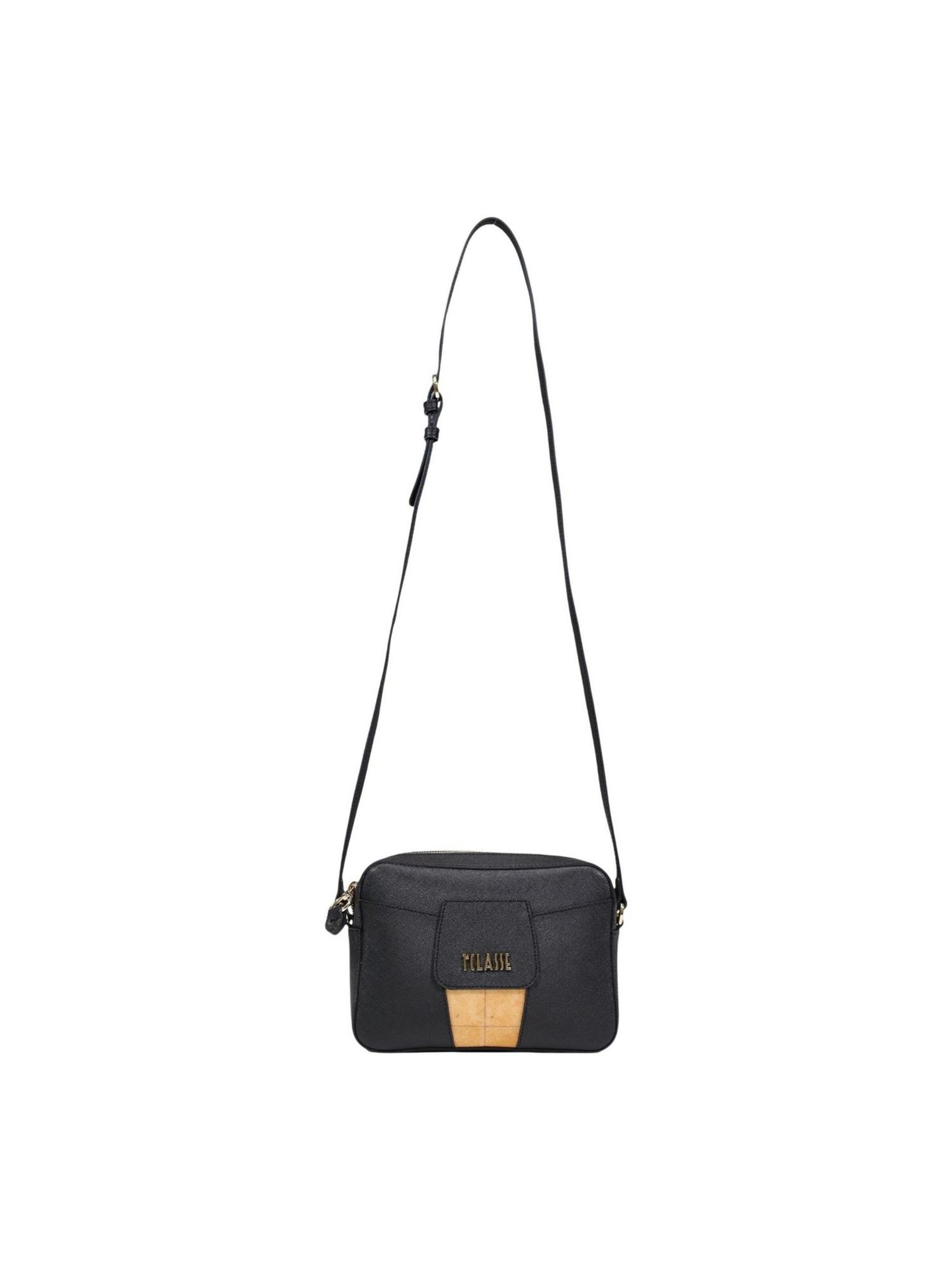 Alviero Martini 1a clase Schoudertas 'LD32 9407' in Zwart: voorkant