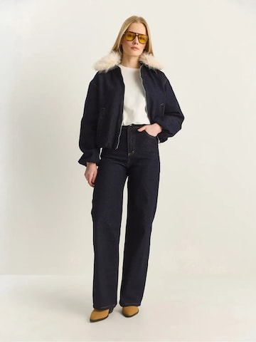 Veste mi-saison Bianco Lucci en bleu
