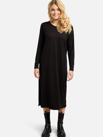 Liberte Essentiel Jurk ' ALMA-LS-TSHIRT ' in Zwart