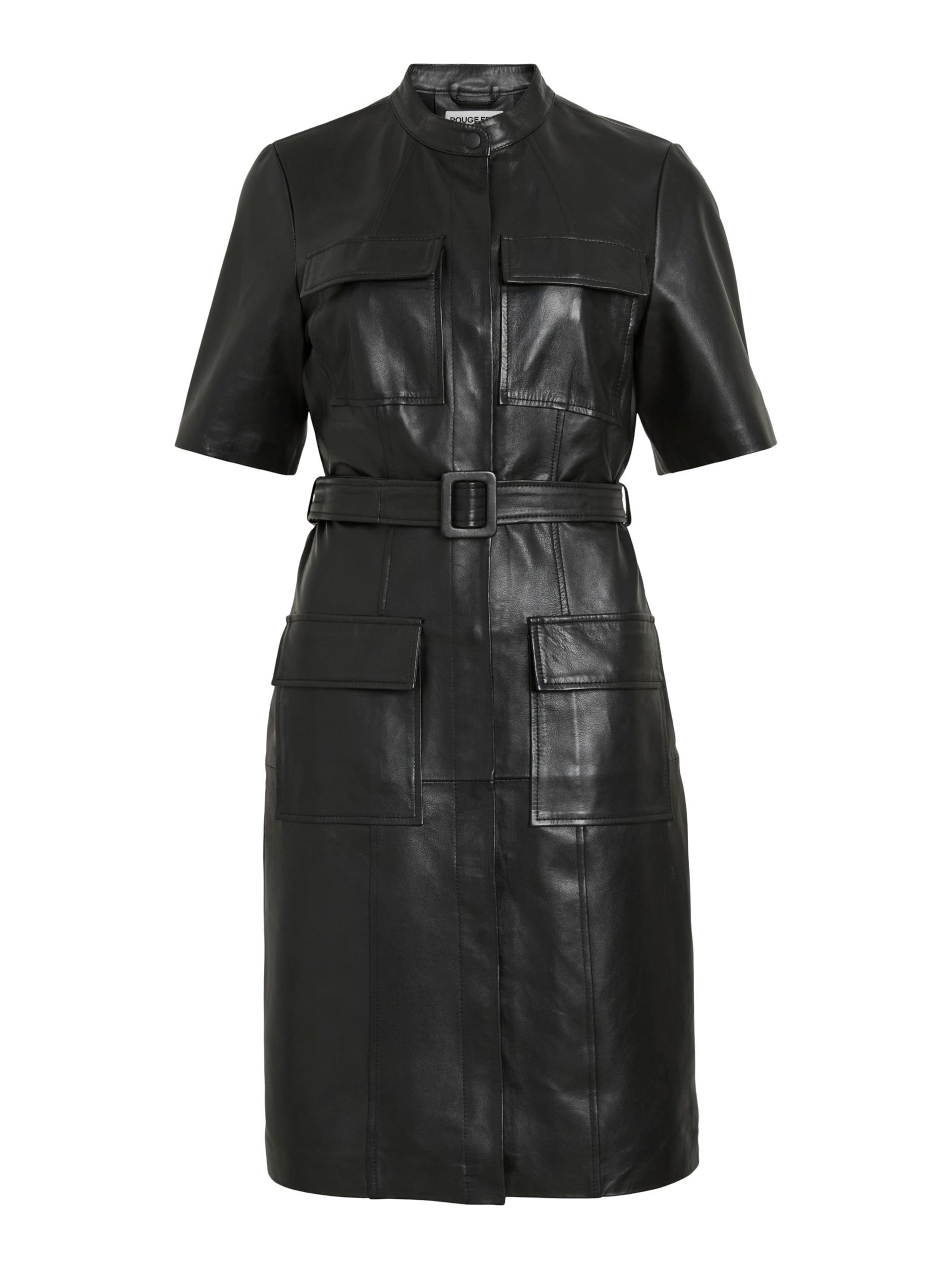 ROUGE EDIT Kjole i sort: forside