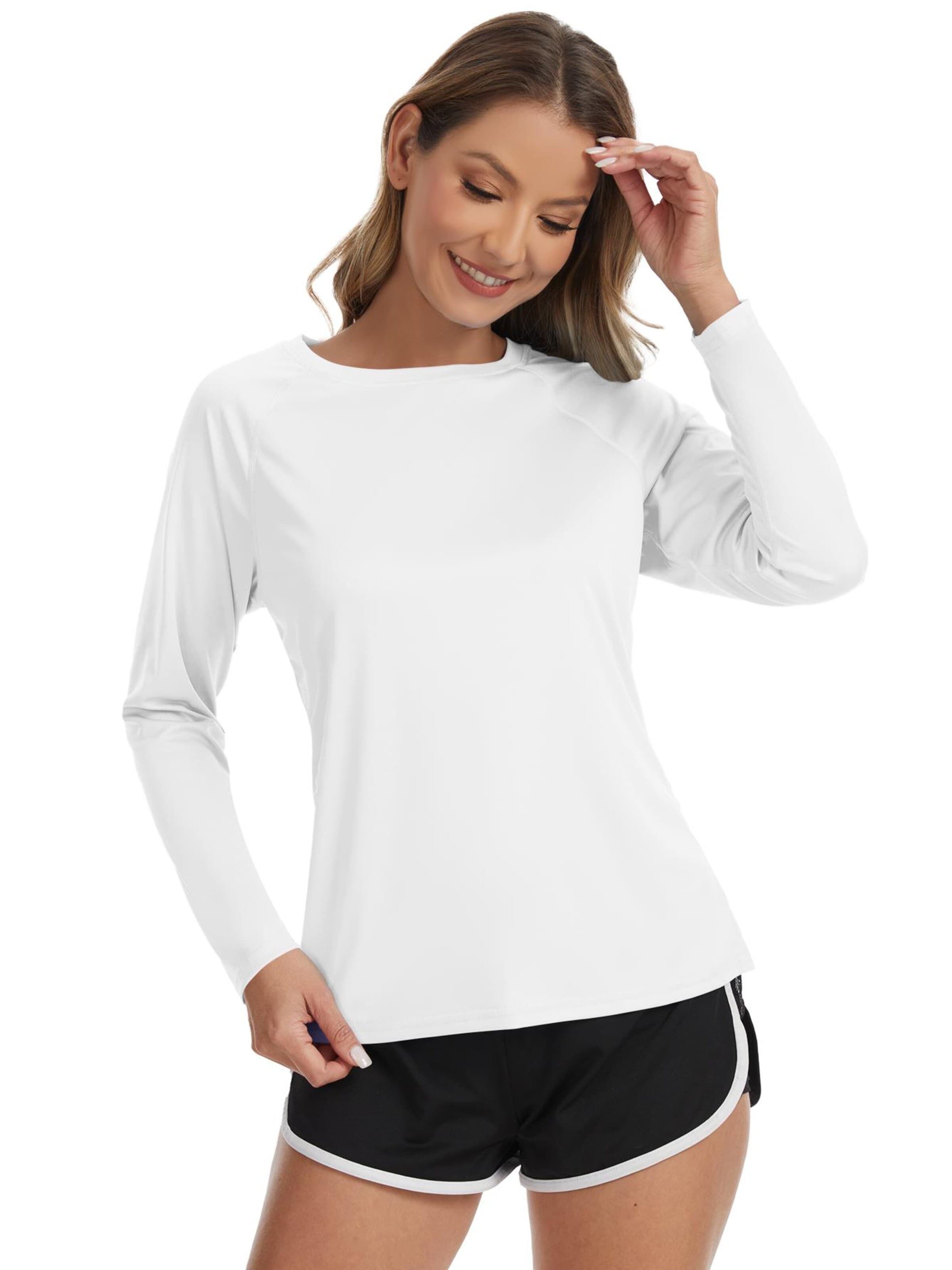 MEETWEE Sports top 'UV Protection Shirt' in White: front